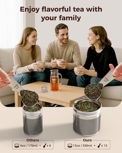 Reinmoson 2 Pack Large Tea Ball Infusers for Loose Leaf Tea & Spice Ball | 304 Stainless Steel Large Tea Strainer, Threaded Lid, Chain Hook, Extra Fine Mesh Loose Leaf Tea Steeper for Black Tea, Herb - size: Extra Large