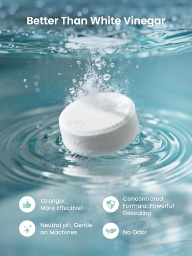 GROWNSY Bottle Sterilizer Descaling Tablets Bottle Warmer Descaler, Baby Food Makers Cleaner, Daily Essential Descale, Deep Limescale & Odor Removal, Performance Care, 40 Count for Regular - size: 40PCS