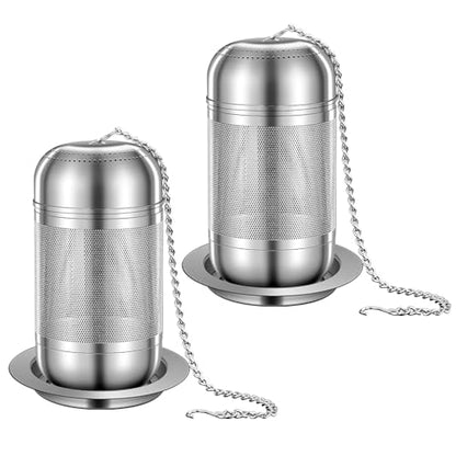 2 Pack 316 Stainless Steel Tea Infuser for Loose Tea, Tea Infuser for Cooking, Extra Fine Mesh Tea Strainers, Tea Strainers for Loose Tea (2 Pack - Small) - size: Small