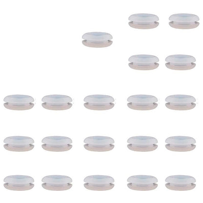 Airlock Grommet Silicone Grommets for Homebrewing Beer Wine Straws Mead Wine Sauerkraut Kimchi 35 Pack(Clear) - color: Clear