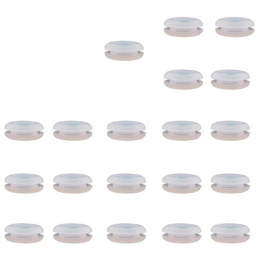 Airlock Grommet Silicone Grommets for Homebrewing Beer Wine Straws Mead Wine Sauerkraut Kimchi 35 Pack(Clear) - color: Clear