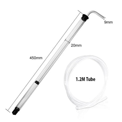 Auto Siphon Racking Cane Kit, Beer Wine Transfer Tool with Flexible Tube for Home Brewing