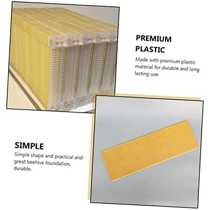 3pcs Beehive Nest Foundation Plastic Comb for Beehive Building Beekeeping Tool