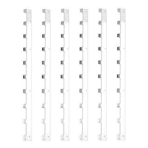 Beehive Frame Strips Spacers Beekeeping Tool Equipment Metal Beehive Frame Strips Spacers for Beekeepers Beekeeping Tool Equipment Metal Shown as Picture Size Approx 37x2.4cm 6Pcs