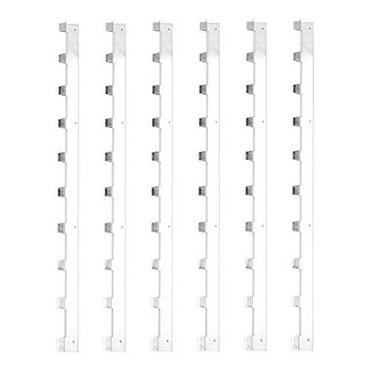 Beehive Frame Strips Spacers Beekeeping Tool Equipment Metal Beehive Frame Strips Spacers for Beekeepers Beekeeping Tool Equipment Metal Shown as Picture Size Approx 37x2.4cm 6Pcs