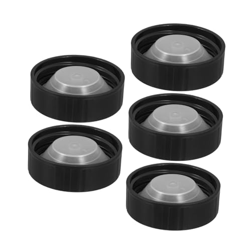 5pcs Screw Caps for Glass Beer Bottles Airtight Sealing Lids for Plastic Prevents Liquid Leakage and Carbonation