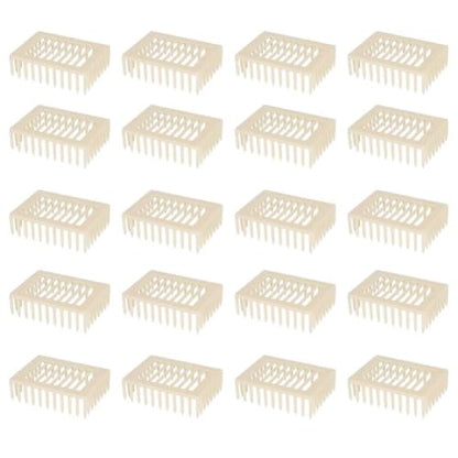 Cyrank Beekeeping Rearing Box, 20PCS Queen Marker Cage Clip Bee Catcher Beekeeper Beekeeping Tools Equipment Beekeeping Supplies Beekeeper Equipment Tool