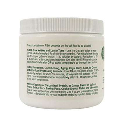Five Star PBW - 1 lbs - Non-Caustic Alkaline Cleaner, White - pbw1