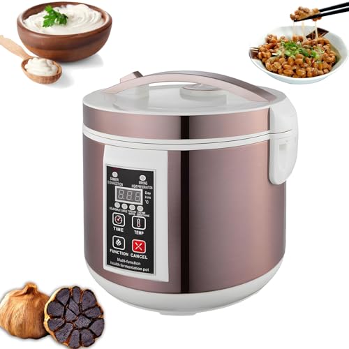 6L Multi-functional Health Fermentation Pot Black Garlic Fermenter 110V Automatic Intelligent Fermenter for Yogurt Enzyme Natto Vinegar Red Wine