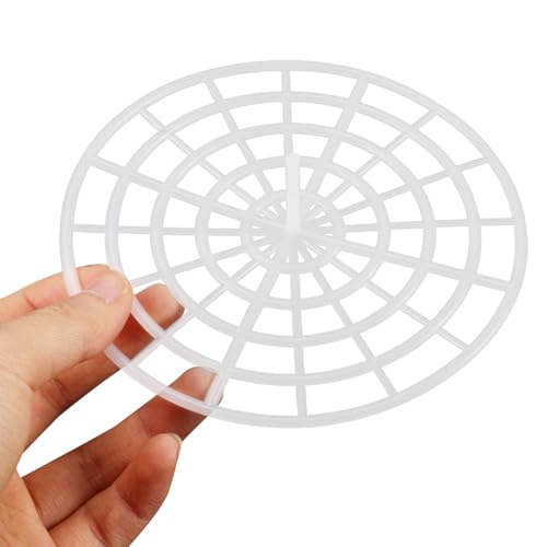 Amosfun 5Pcs Pickle Press Plates 4.72In Mesh Strainers for Kimchi Fermentation Vegetable Canning Supplies Multi-Function Fermenting Kit