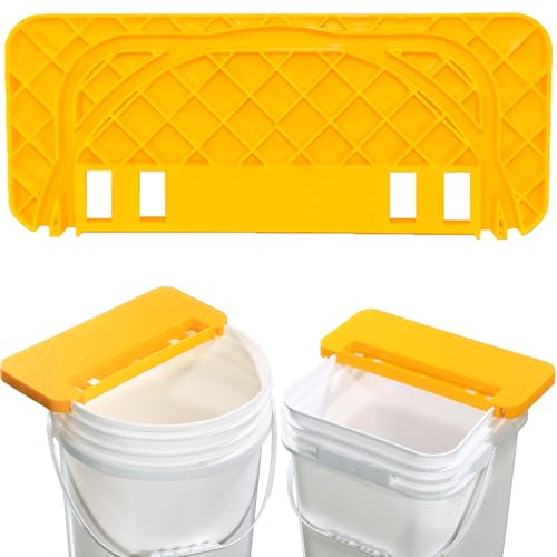 Duesu Honey Uncapping Tank Holder for 5 Gallon Round and Square Buckets | Honey Harvesting Equipment, Easy Clean Honey Uncapping Tank Bucket Scraper for Beekeeping Hive Frames Cleaning