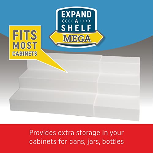 Dial Industries 3 Tier Adjustable Canned Goods Shelves for Kitchen Cabinet and Pantry Organization,Expand A Shelf,Mega,(Pack of 6) - size: Mega (Pack of 6)