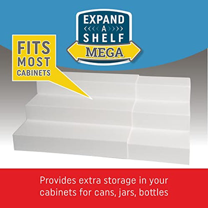 Dial Industries 3 Tier Adjustable Canned Goods Shelves for Kitchen Cabinet and Pantry Organization,Expand A Shelf,Mega,(Pack of 6) - size: Mega (Pack of 6)