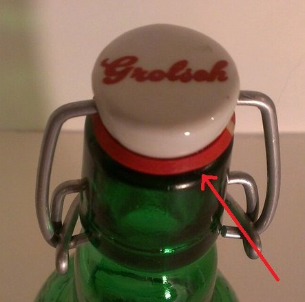 25 PACK RED SILICONE RUBBER GROLSCH STYLE GASKETS FOR EZ-CAP BEUGEL SWING TOP SEALING BOTTLES