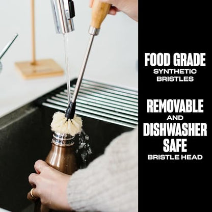 S'well Brush, One Size, Effortlessly Cleans Inside Of S'well Bottles And Containers - color: Brown