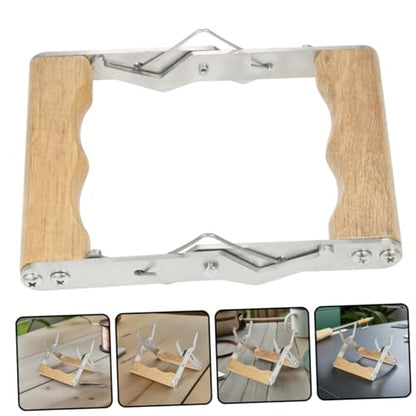 Luxshiny 3pcs Beehive Frame Gripper and Lifter Set for Beekeeping with Ergonomic Wood Handles – Beekeeping Tools for Hive Frame Holding and Bee Hive Maintenance