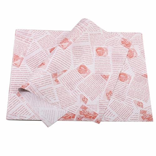 100 Sheets Wax Paper 15 x 11 Inch Greaseproof Sandwich Burger Chips Cuttable Baking Parchment Wraping Paper (White #2) - color: White #2