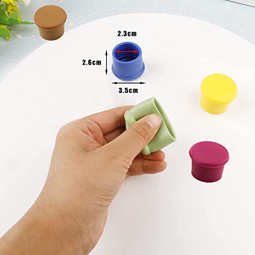 Airtight Seal & Reusable Silicone Wine/Beer Saver Bottle Stopper Covers - Easy to Use and Clean (Black/Gold, 2) - color: Black/Gold