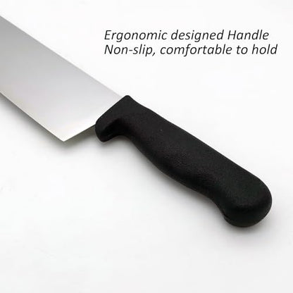 Cheese Knife 16.5 Inch - MATTSTONE HILL Large Cheese Knife With Double Handles, Cheese Cutter, Polypropylene Handle, Black - size: 16.5"
