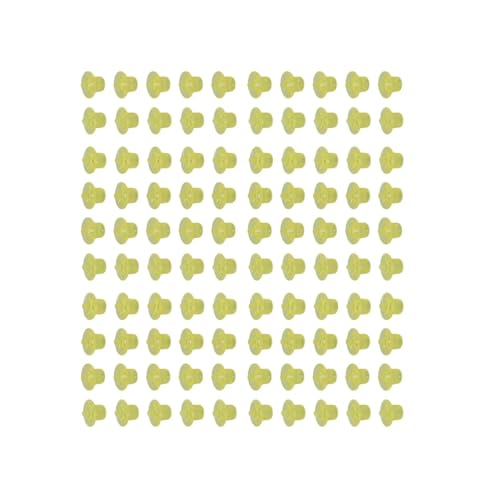 300PCS Queen Bee Rearing Cup Plastic Vivid Color Beekeeping Bee Cell Cup for Beekeeper Equipment Bees Tools(Yellow) - color: Yellow