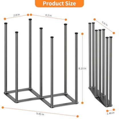 KORRTFID Foldable Bottle Drying Rack, Baby Bottle Drying Rack, Collapsible Cup Draining Holder, Retractable Reusable Storage Bag Dryer with Non-Slip Bottom - Stainless Steels (Starlight Gray) - color: Starlight Gray