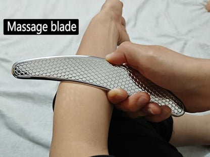 3 in 1 Professional IASTM Massage Tool Set, Stainless Steel Muscle Scraper, Physical Therapy Tools for Soft Tissue - style: GYX COELE-03