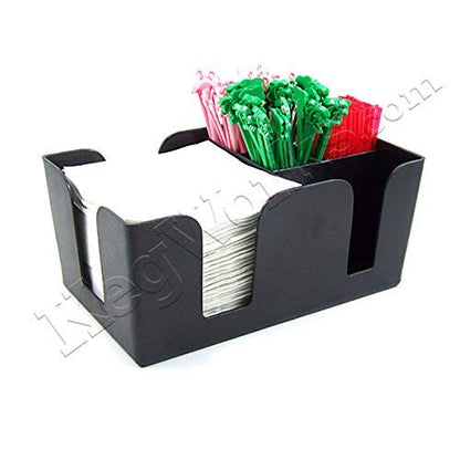 Winco Condiment Caddy 6 Compartment, Plastic