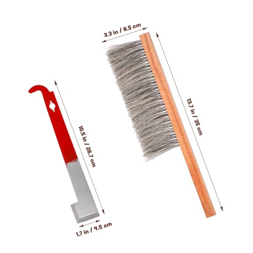 VICASKY Beehive Tool Complete Kit for Bee Keeping Brush Metal Hook for Beginners
