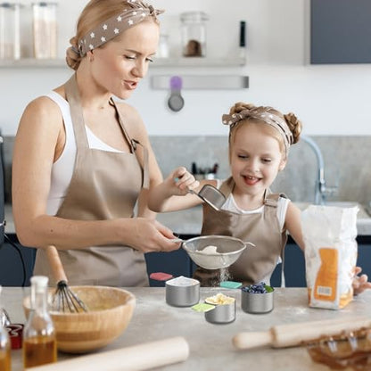 Magnetic Measuring Cups, 5 Stainless Steel Nesting Measuring Cup Set for Measuring Dry or Liquid Ingredients - style: Magnetic-5PCS