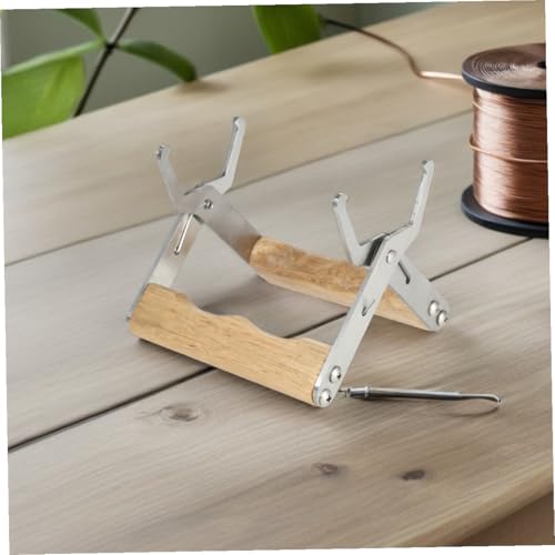 Gadpiparty 3pcs Beehive Frame Gripper and Clip Set for Beekeeping Supplies – Stainless Steel Hive Frame Holder with Wood Handle for Beekeepers and Hive Maintenance