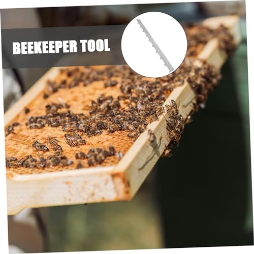 Sosoport 6pcs Beehive Spacer Strips for Beekeeping Metal Frame Ends for Honeycomb Divider Galvanized Essential Beekeeper Tool for Hive Management