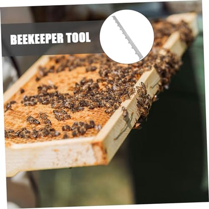 Sosoport 6pcs Beehive Spacer Strips for Beekeeping Metal Frame Ends for Honeycomb Divider Galvanized Essential Beekeeper Tool for Hive Management