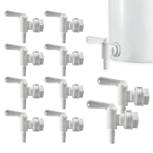 Plastic Bucket Spigot Fermentation Bottling Spigot for Beer or Soda Homebrewing Wine Making by GWENBHMTOOL 10 Pack - size: 10 PACK