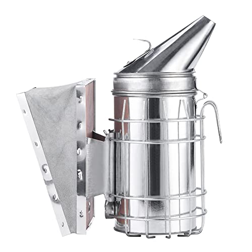 Bee Smoker Iron Board for Beekeeping Equipment – Cast Iron Beehive Smoker Stand with Heat- Base, Fit for Standard Bee Smokers