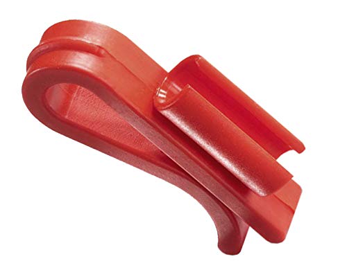 Home Brew Ohio Racking Cane Holder, Red Plastic, Fits 5/16 Inch Racking Cane