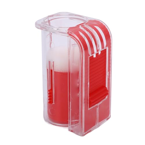 Fdit Queen Bee Marking Kit Professional Beekeeper Tool Set with Number Sticker and Tweezers, Precise Marking for Bee Queen Management, Indoor and Outdoor Use, Plastic Material (Red) - color: Red