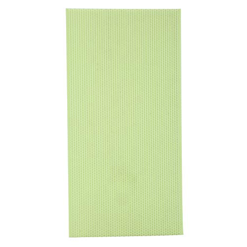 10Pcs Green Plastic Beeswax Beehive Foundation Sheets, Honeycomb Texture Beekeeping Supplies for Hive Frames, Pure Natural Wax Base with Durable Plastic Core for Efficient Honey Pr