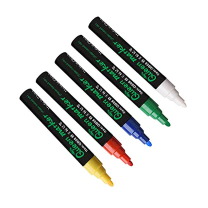 Queen Bee Marking Kit - 5 Standard Colors Marker Pen Set with 4 Clear Plastic Queen Catcher Clips, Safe Gentle Queen Bee for Beekeeping Beginners