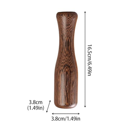 Wooden Pestle Small Manual Non-Slip Crusher | Pickling Fermentation Sauerkraut Pounder for Meat Vegetable Cabbage Pickle Food Canning Brewing Tamping Meal Prep Kitchen