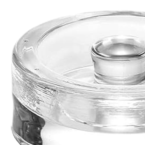 Fermentation Glass Weights - with Easy Grip Handle Fit 7Oz 2.75Inch Jar - Wide Mouth Fermentation Weights | for Home Food Shop, Pickle Vegetable and Fruit Ferments