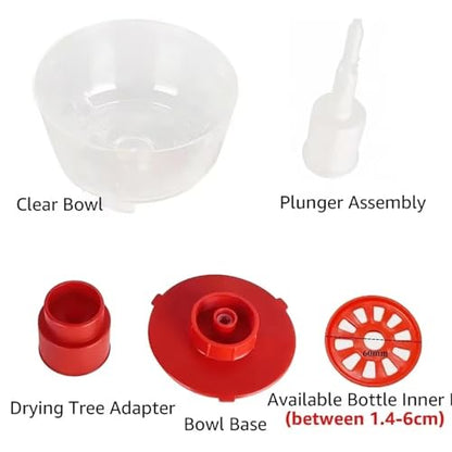 Homebrew Beer Bottle Washer Wine Cup Bottle Rinser Cleaning Sterilizer Tools for Brewing Laboratory Bar Kitchen Bottle