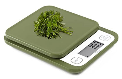 Ozeri Garden and Kitchen Scale II, with 0.1 g (0.005 oz) 420® Variable Graduation Technology® - color: Calla Green