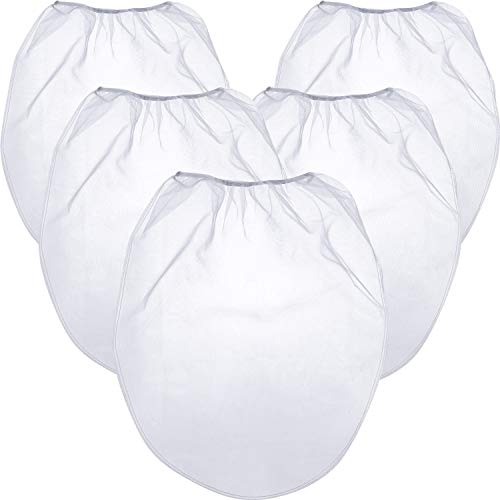 Patelai 30 Pcs 5 Gallon Paint Strainer Bags Regular Fine Mesh/Elastic Top Bag Strainers for Use with Paint Sprayers (White) - size: 5 Gallon