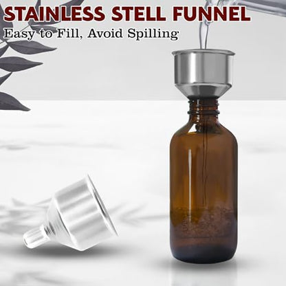 8 Pack 4 Ounce Amber Glass Bottle with Lids Vanilla Extract Homemade Brown Bottle 4 oz and 8 Pcs Vanilla Extract Stickers for Syrup Gift Glass Food Storage Canister Set Sauce Beans - color: Amber 8pcs 4oz