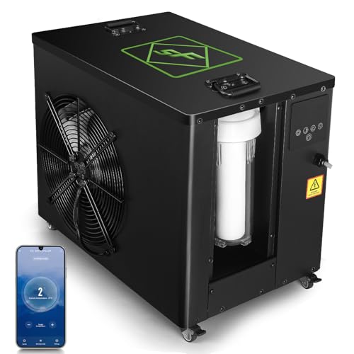 1 HP Ice Bath Chiller, APP Control, Dual Filtration for Clean Clear Water