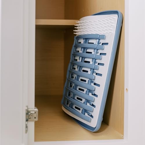 Dr. Brown's Folding Baby Bottle Drying Rack for Easy Storage - Dry Nipples, Pacifiers and Other Baby Essentials, BPA Free - color: Folding Drying Rack