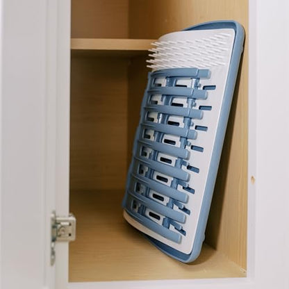 Dr. Brown's Folding Baby Bottle Drying Rack for Easy Storage - Dry Nipples, Pacifiers and Other Baby Essentials, BPA Free - color: Folding Drying Rack