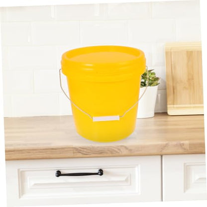 IMIKEYA Food-Grade Fermenting Bucket for Plastic Fermentation Container Handle for for Family Wine and Beverage Brewing