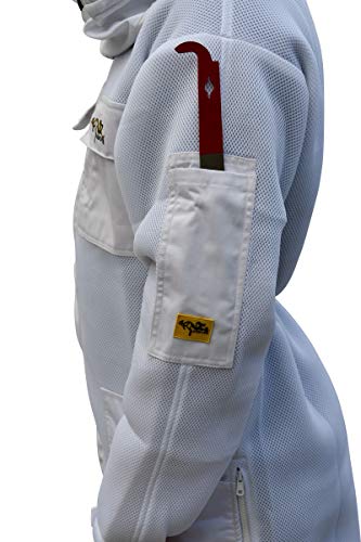 Beekeeping Suit Ventilated Air Mesh with Fencing Veil & Round Brim Hat