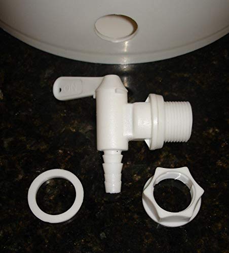 LUCKEG Plastic Bottling Bucket Spigot Valve Brand Replacement Tap for Homebrew Fermenter Bucket (Pack of 8)